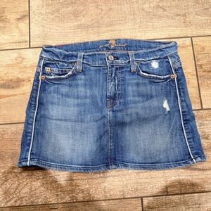 7 For All Mankind | Denim Skirt